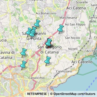 Mappa Via Colonna, 95027 San Gregorio di Catania CT, Italia (1.76)
