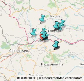 Mappa Via Trieste, 94100 Enna EN, Italia (8.467)