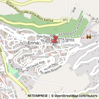 Mappa Via Salvatore, 34, 94100 Enna, Enna (Sicilia)