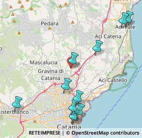 Mappa Via Ottorino Respighi, 95037 San Giovanni La Punta CT, Italia (5.63545)