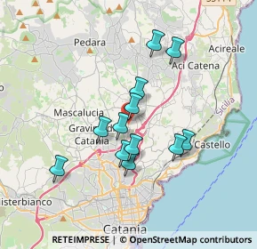 Mappa Via Ottorino Respighi, 95037 San Giovanni La Punta CT, Italia (3.26333)