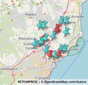 Mappa Via Ottorino Respighi, 95037 San Giovanni La Punta CT, Italia (3.02722)