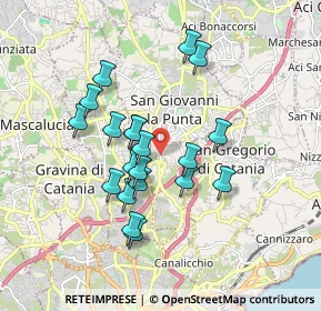 Mappa Via Ottorino Respighi, 95037 San Giovanni La Punta CT, Italia (1.722)