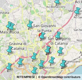 Mappa Via Ottorino Respighi, 95037 San Giovanni La Punta CT, Italia (3.02789)