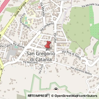Mappa Via Zizzo, 45, 95027 San Gregorio di Catania, Catania (Sicilia)