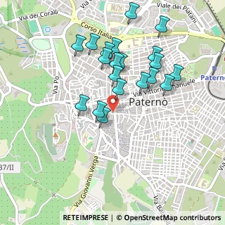 Mappa 95047 Paternò CT, Italia (0.5065)