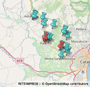 Mappa 95047 Paternò CT, Italia (6.58889)