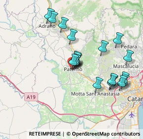 Mappa 95047 Paternò CT, Italia (7.7395)