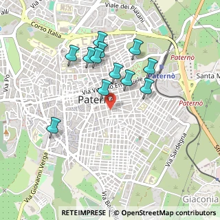 Mappa Via Circumvallaz, 95047 Paternò CT, Italia (0.47833)