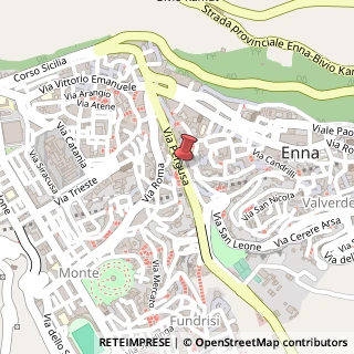 Mappa Via Pergusa, 138, 94100 Enna, Enna (Sicilia)