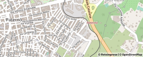 Mappa Paternò