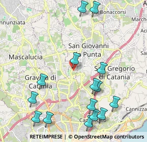 Mappa Via Cagliari, 95030 Sant'Agata li Battiati CT, Italia (2.83667)