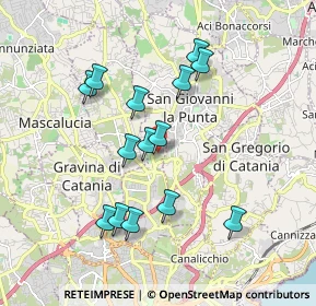 Mappa Via Cagliari, 95030 Sant'Agata li Battiati CT, Italia (1.93786)