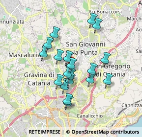 Mappa Via Cagliari, 95030 Sant'Agata li Battiati CT, Italia (1.5865)