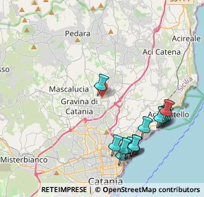 Mappa Via Cagliari, 95030 Sant'Agata li Battiati CT, Italia (5.204)