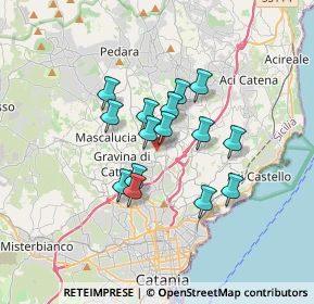 Mappa Via Cagliari, 95030 Sant'Agata li Battiati CT, Italia (2.824)