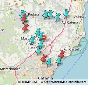 Mappa Via Cagliari, 95030 Sant'Agata li Battiati CT, Italia (4.32222)