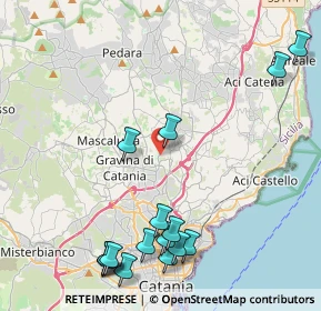 Mappa Via Cagliari, 95030 Sant'Agata li Battiati CT, Italia (5.95875)