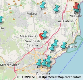Mappa Via Cagliari, 95030 Sant'Agata li Battiati CT, Italia (6.43563)