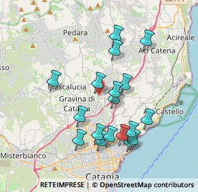 Mappa Via Cagliari, 95030 Sant'Agata li Battiati CT, Italia (3.965)