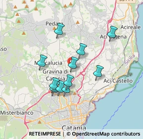 Mappa Via Cagliari, 95030 Sant'Agata li Battiati CT, Italia (3.34)