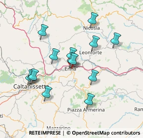 Mappa Via Portosalvo, 94100 Enna EN, Italia (15.25571)