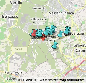 Mappa Via delle Viole, 95030 San Pietro Clarenza CT, Italia (1.182)