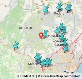Mappa Via delle Viole, 95030 San Pietro Clarenza CT, Italia (5.42684)