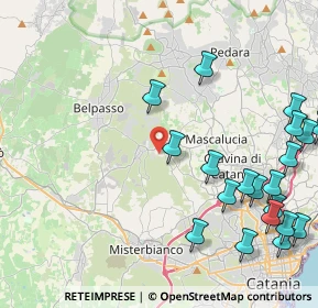 Mappa Via delle Viole, 95030 San Pietro Clarenza CT, Italia (6.2595)