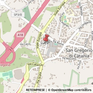 Mappa Via Catira, 23, 95027 San Gregorio di Catania, Catania (Sicilia)