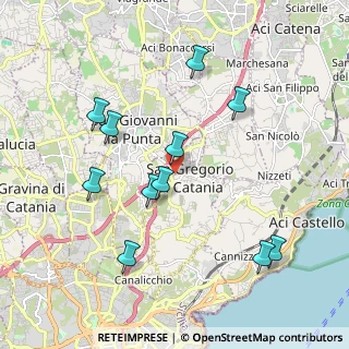 Mappa Via Strasburgo, 95027 San Gregorio di Catania CT, Italia (2.26545)
