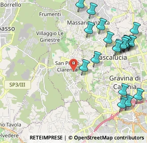 Mappa Via Roma, 95030 San Pietro Clarenza CT, Italia (2.95)