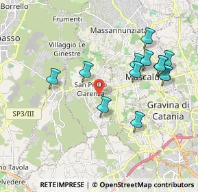 Mappa Via Roma, 95030 San Pietro Clarenza CT, Italia (2.17)