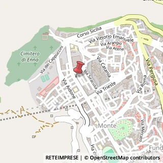 Mappa Viale Armando Diaz, 78, 94100 Enna, Enna (Sicilia)