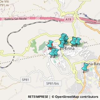 Mappa Viale Provincia, 94100 Enna EN, Italia (0.76769)