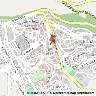 Mappa Via Roma, 168, 94100 Enna, Enna (Sicilia)