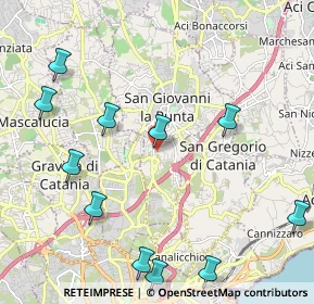 Mappa Via Scarcella, 95037 San Giovanni La Punta CT, Italia (2.90636)