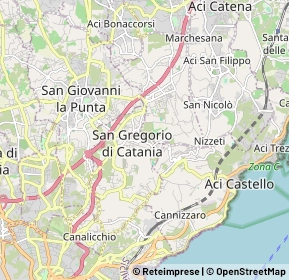 Mappa 95027 San Gregorio di Catania CT, Italia (3.442)