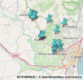 Mappa Via Sardegna, 95047 Paternò CT, Italia (6.93563)