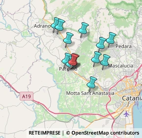 Mappa Via Sardegna, 95047 Paternò CT, Italia (5.71769)