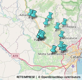Mappa Via Sardegna, 95047 Paternò CT, Italia (6.101)