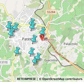 Mappa Via Sardegna, 95047 Paternò CT, Italia (1.19333)