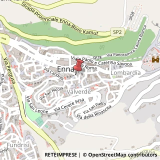 Mappa Via Giarratana, 55, 94100 Enna, Enna (Sicilia)