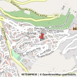 Mappa Via Orfanotrofio, 37, 94100 Enna, Enna (Sicilia)