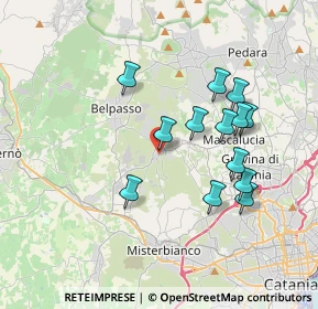 Mappa Via 4 Novembre, 95040 Camporotondo Etneo CT, Italia (3.82923)