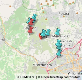 Mappa Via 4 Novembre, 95040 Camporotondo Etneo CT, Italia (3.04917)