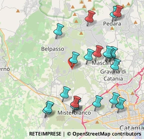 Mappa Via 4 Novembre, 95040 Camporotondo Etneo CT, Italia (5.1025)