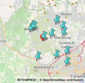Mappa Via 4 Novembre, 95040 Camporotondo Etneo CT, Italia (3.81167)