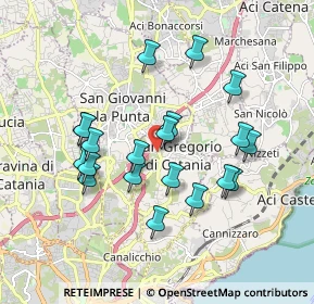 Mappa Viale Europa, 95030 San Gregorio di Catania CT, Italia (1.908)