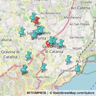 Mappa Via Bruxelles, 95027 San Gregorio di Catania CT, Italia (2.26125)